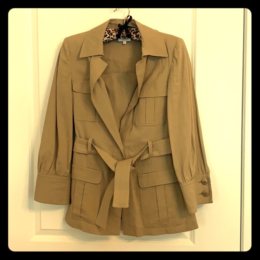 Armani linen wide cuff jacket